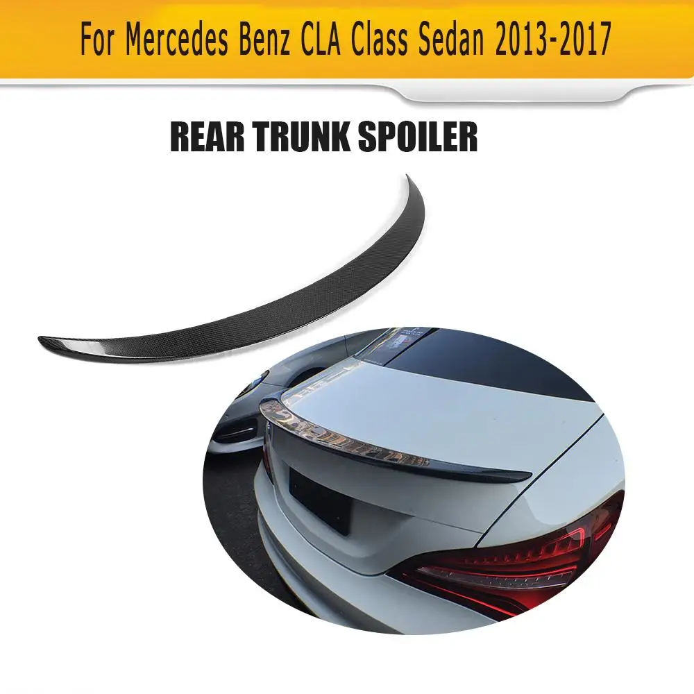 Углеродное волокно гоночный задний спойлер крыло для Mercedes Benz CLA Class W117 C117 CLA45 AMG CLA180
