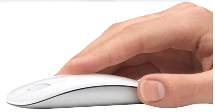 

The slim and sleek Portable 2.4GHz Optical Wireless Mouse w/USB receiver for Pc / laptop
