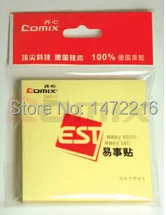 

Memo Pads Comix D6013 Notes Easy Stick 3x3 Inches(76x76mm) Color Random 100 Sheets Nw:42.7g Free Shipping