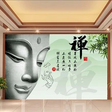 3d обои на заказ росписи нетканые 3D комната обои Zen ТВ установка стены в гостиной фрески фото обои для стен 3D