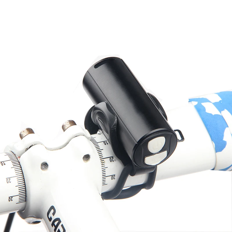 Discount RUTVEING LED Bike Front Light 400Lumen USB Rechargeable Outdoor Bicycle Headlight Waterproof Cycling Lamp Mount Bike Accessories 7