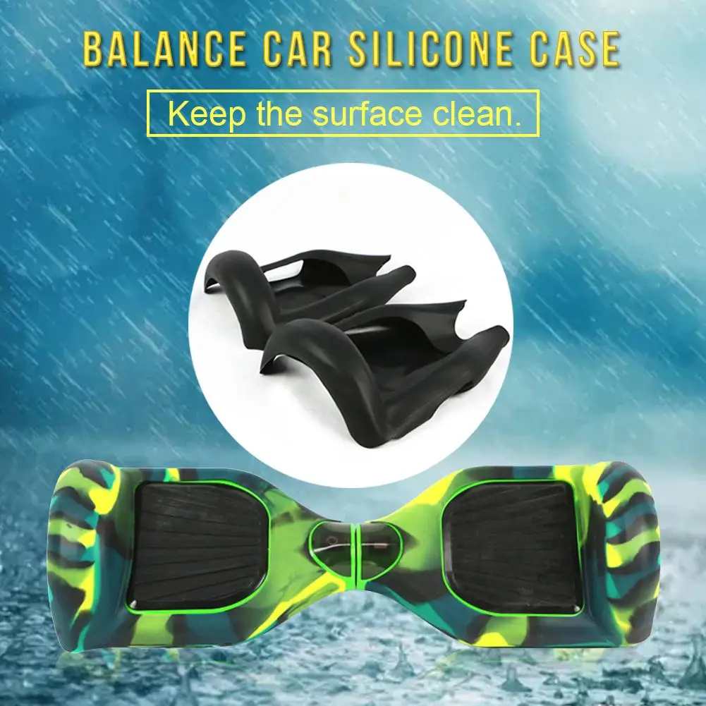 

High Quality Silicone Protective Cover Case For 2 Wheels Self Balancing Scooter 6.5 Inch Models Dropship