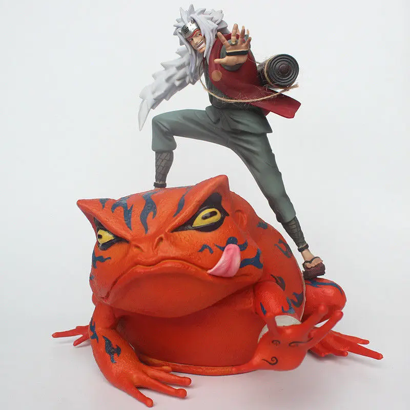 Наруто Shippuden Gama Sennin & Jiraiya ПВХ фигурка игрушка подарок новый 20 см|Игровые фигурки и