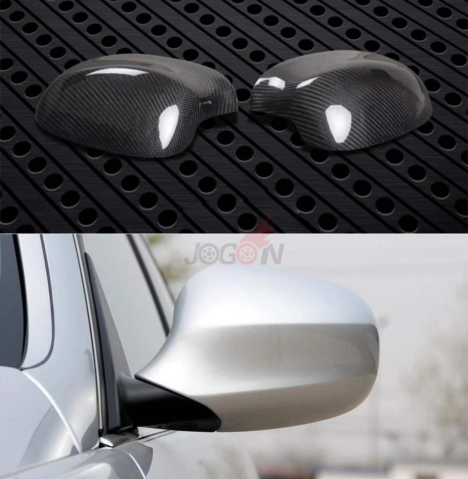Car Rearview Mirror Cover For BMW 3 Series E90 E91 LCI 328i 335i 2009 2012 Carbon Fiber
