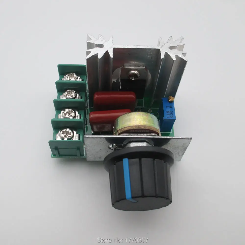 

1pcs SCR Voltage Regulator Controller 220VAC 2000W Electronic Dimming Dimmers Speed Temperature Regulation Mold Regulator Module
