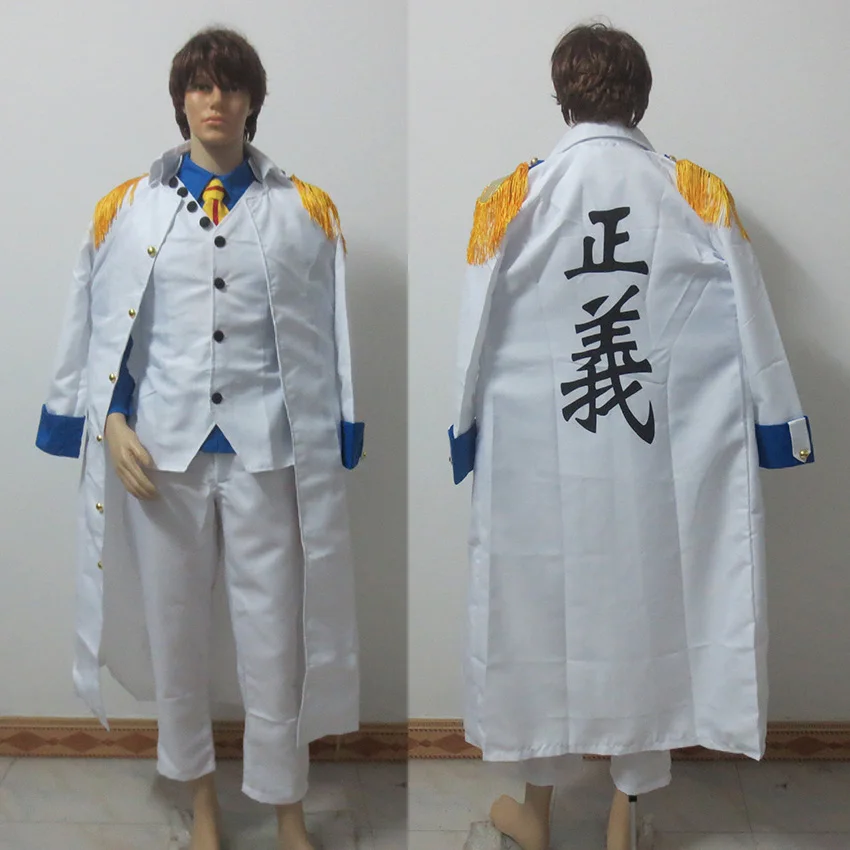 Aokiji Kuzan コスプレ衣装 海軍のユニフォーム 任意のサイズでカスタマイズ可能 ワンピース Cosplay Costume Uniforms Customcosplay Uniform Aliexpress