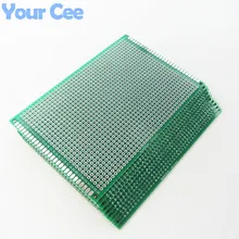 10 pcs 8X12cm 8*12cm Double Side Prototype pcb Breadboard Universal Printed Circuit Board for Arduino 1.6mm 2.54mm Glass Fiber