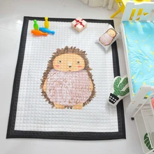 Ковер из полиэстера для детской комнаты коврик для йоги 145x195 см мультфильм дизайн 6 стилей ковер для гостиной