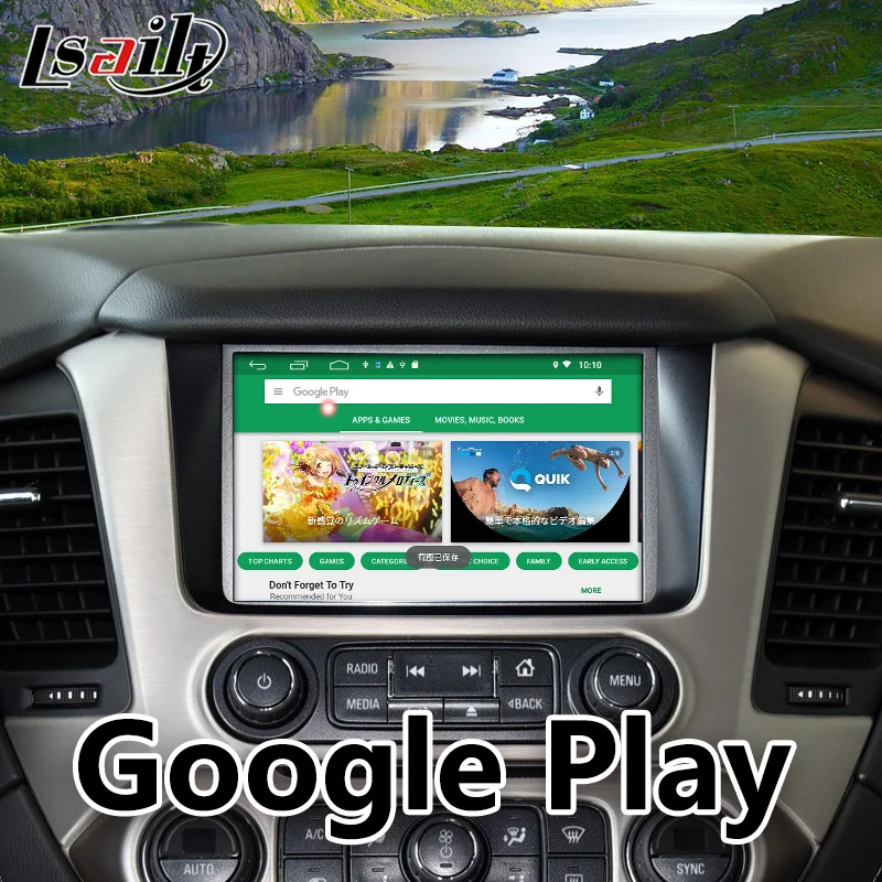 GPS навигатор Lsailt CarPlay/Android для 2014 18 GMC Sierra Yukon Land Intellink с поддержкой YouTube Android Auto GMC|GPS