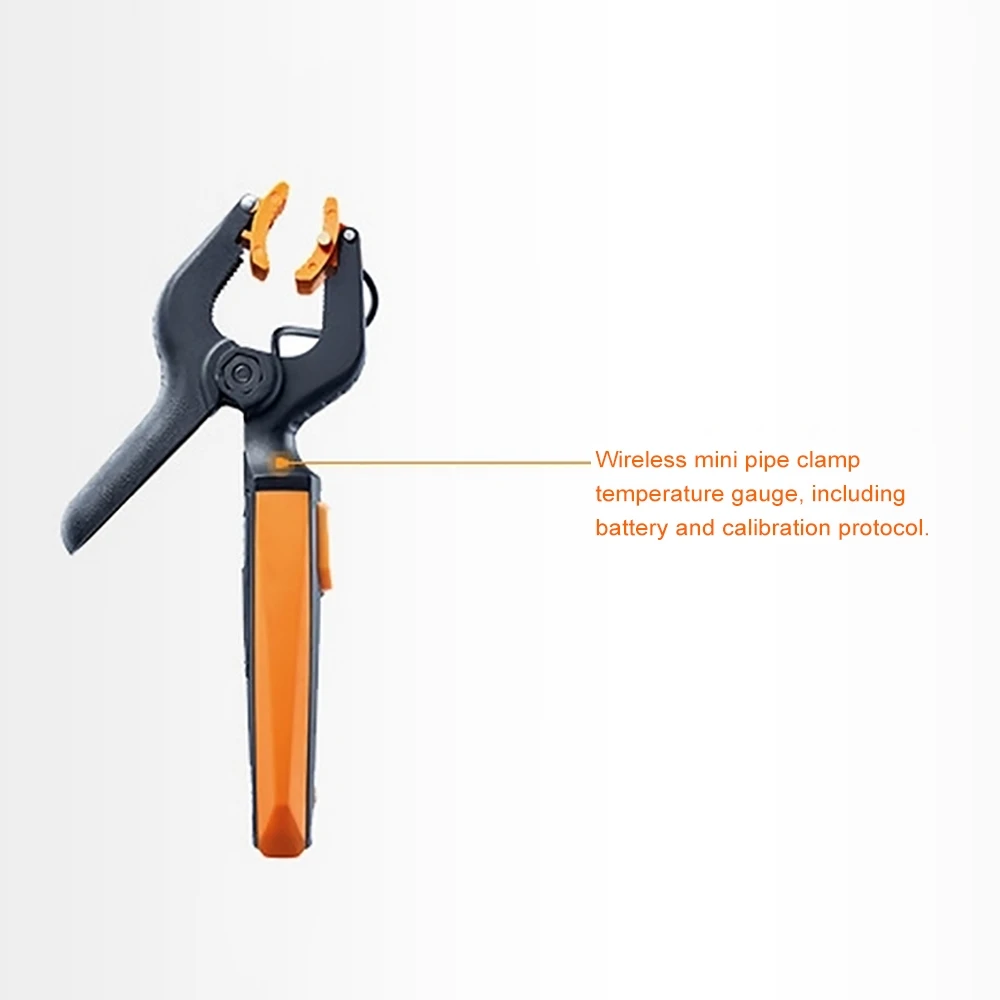 US $199.65 Testo 115i Wireless Pipe Clamp Thermometer clamp clipTemperature Measurement with Smart Technology testo smart probe