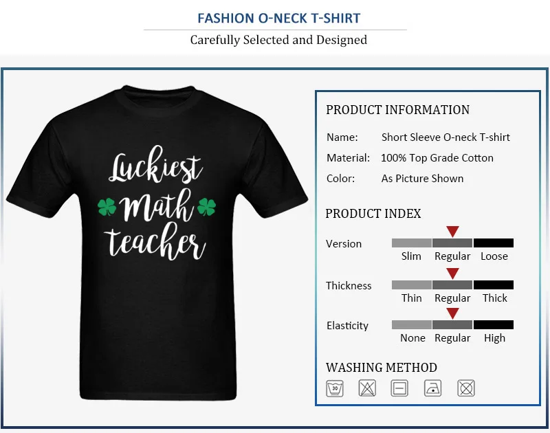 Luckiest Math Teacher Shirt St Patricks Day_detail_black