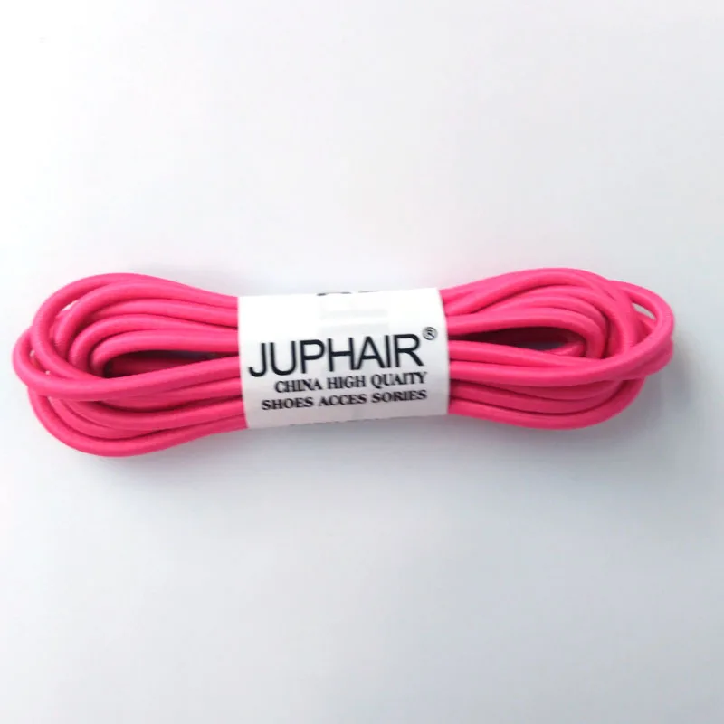 JUP 1 Pair Rose Red Colored Shoe Laces Women Children Fashion Elastic Rubber Adjustable Shoelaces Fashion Lazy Shoelace Strings JUP 1 Pair Rose Red Colored Shoe Laces Women Children Fashion Elastic Rubber Adjustable Shoelaces Fashion Lazy Shoelace Strings