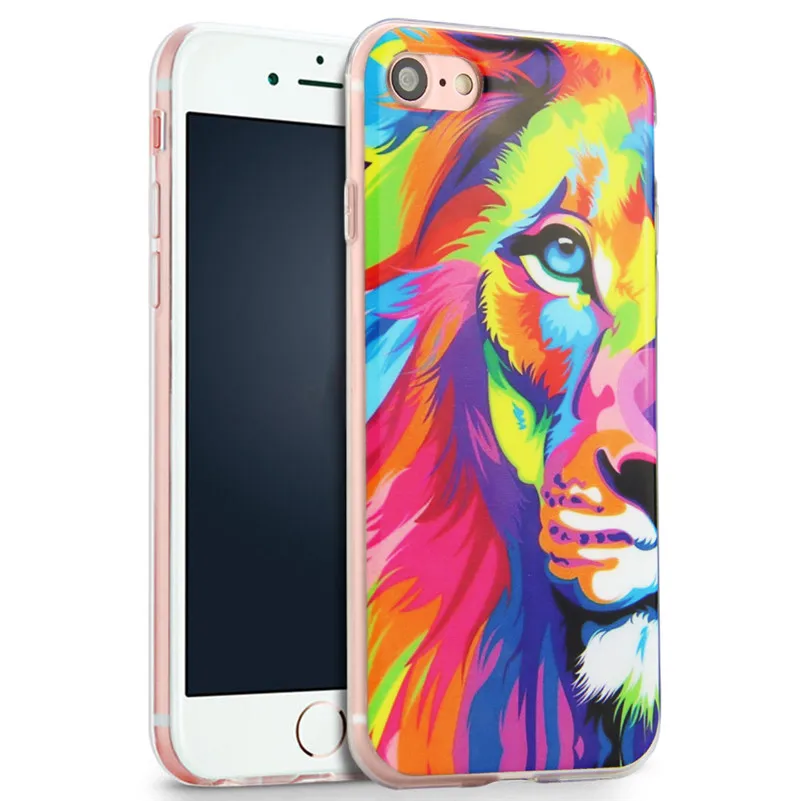 

Unique design 3D Tpu Soft Shell Painted Mobile Cover For Iphone 6 6S 6Plus Ultra Thin Clear Phone Case For iPhone 7 8 Plus
