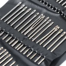 55 шт./компл. полезные металлические серебряные из нержавеющей стали, швейные иглы швейные булавки набор для рукоделия ручные инструменты