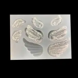 Крылья Ангела силиконовые формы изготовления ювелирных изделий комплект «сделай сам» эпоксидная смола приспособление для украшения новый