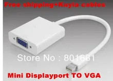 Free Shipping Brand new Mini displayport DP Male to VGA Cable Adapter Converter