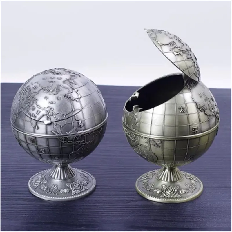 

European retro home ashtray Covered ashtray Ashtray men's gift