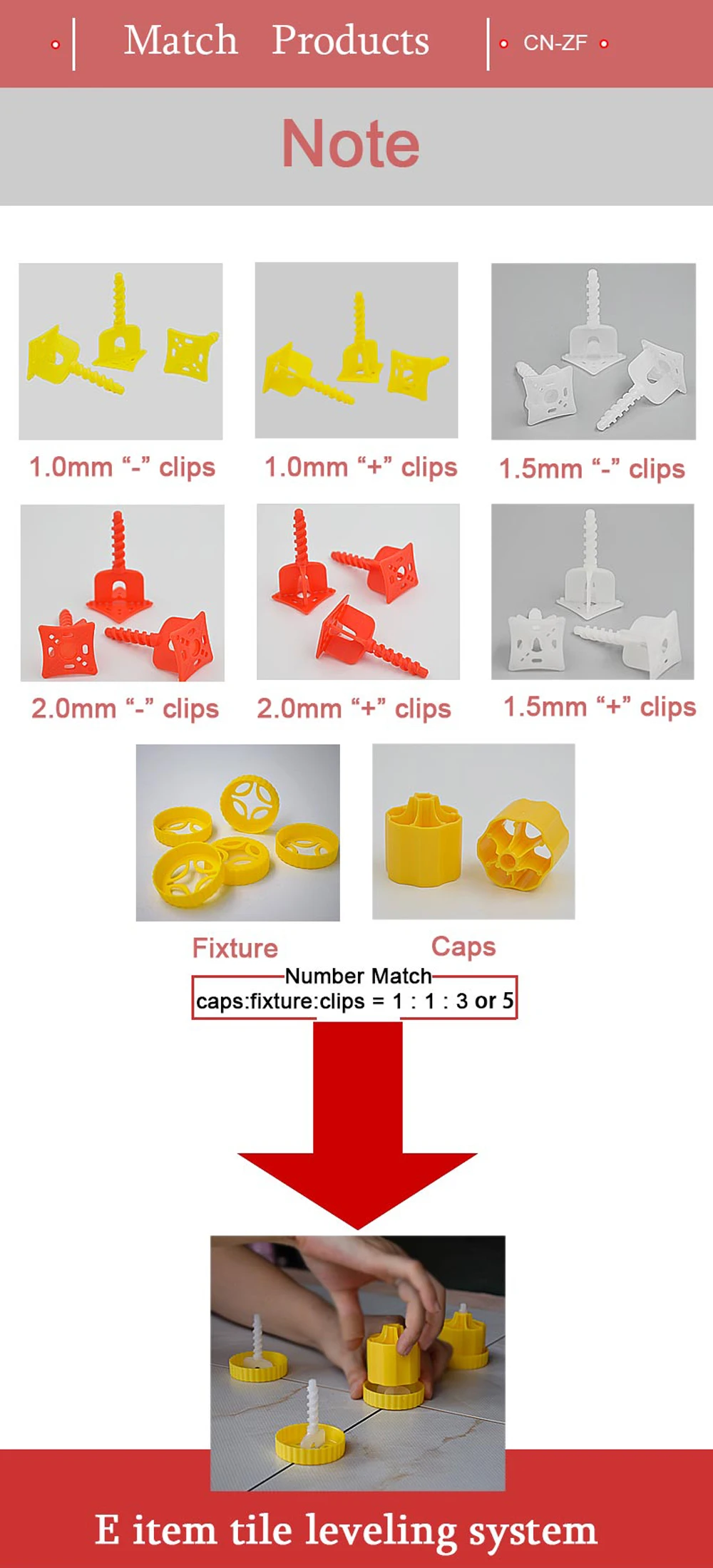 Tile Leveling System Fixtures (10)