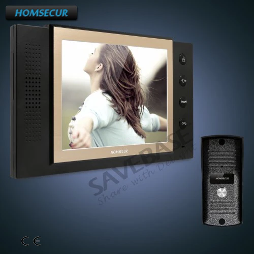 

HOMSECUR 8" Wired Hands-free Video Door Phone Intercom System+Metal Case Camera+Transportation from RU
