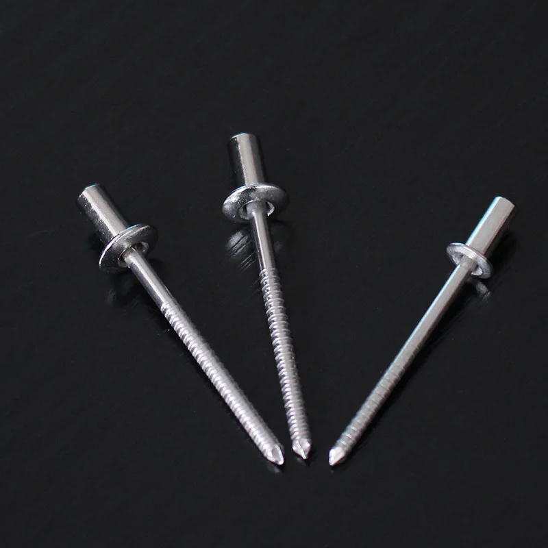 

Multi Sizes 304 Stainless Steel Hollow Rivet Rivets Rivetti M3.2x8mm M4.0x8mm M4.8x8mm Total 150PCS Close End Rivets