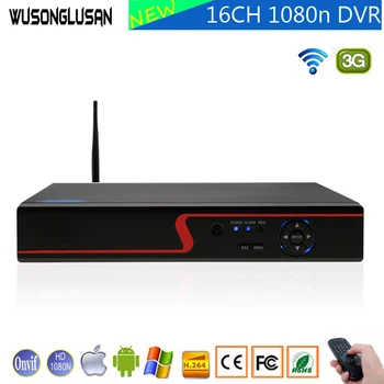 

1080N 16 Channel 5 in 1 DVR Hybrid Coaxial Video Recorder Onvif P2P 3G Wifi PPPOE 1080P NVR CVI TVi AHD IP Home CCTV Camera