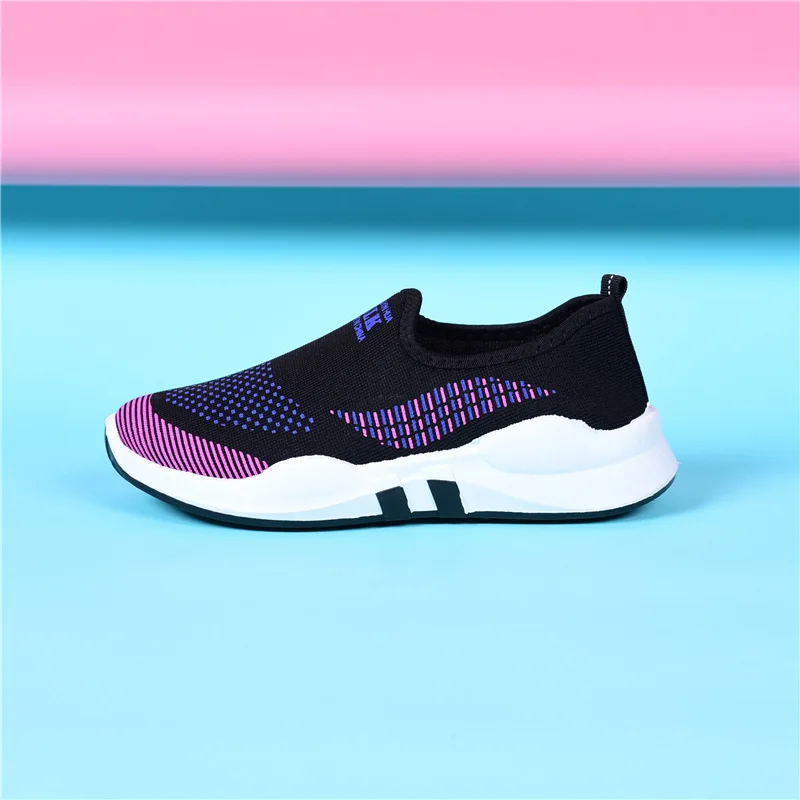 

2019 breathable and comfortable casual shoes fashion men's canvas shoes with men's sports shoes flying woven running shoes #1205
