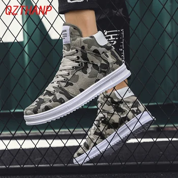 

Fashion High Top Camo Casual Shoes Men Respirant Denim Sneakers Krasovki Chaussure Homme Tenis Masculino Adulto Male Footwear