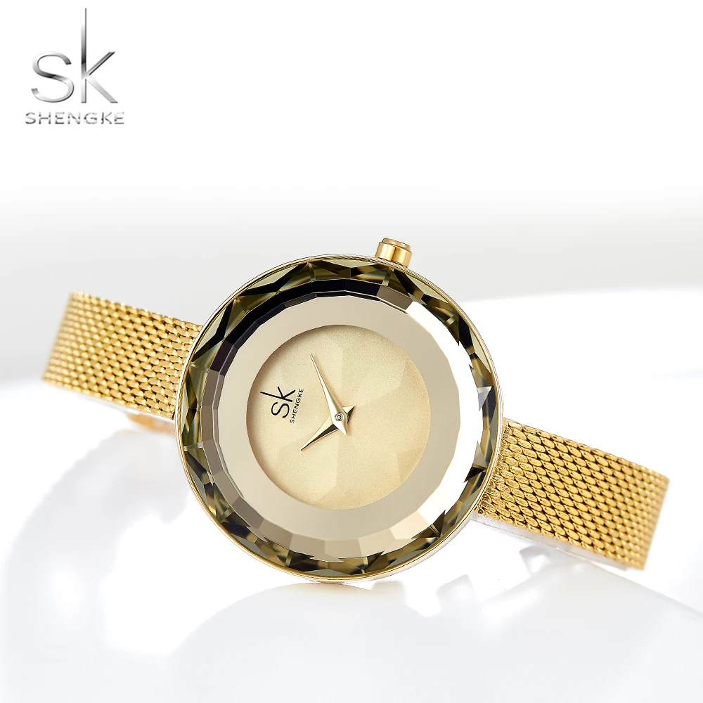 SHENGKE SK 2019 женские часы топ бренд роскошные Montre Femme модные наручные часы|Женские
