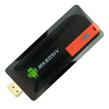 Android 5.1 Mini Network HD Player Mini TV Stick MK809IV 1080P OTG Mini PC Android TV Box MK809IV RK3229 1G/2G RAM + 16G ROM