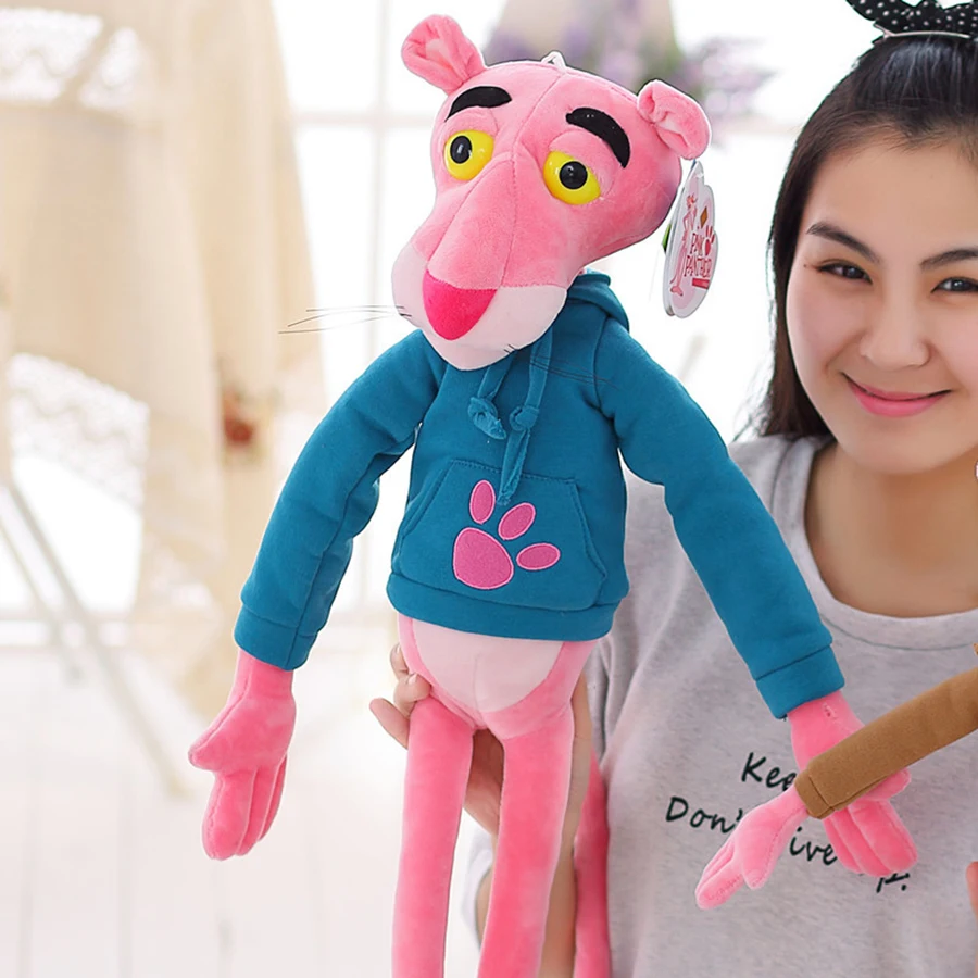 Peluche de Pantera Rosa gigante de peluche de leopardo dibujos animados suave Animal muñeca Peluches Juguetes para niños regalo del Día de San Valentín 20T0427 Peluche de Pantera Rosa gigante de peluche de leopardo dibujos animados suave Animal muñeca Peluches Juguetes para niños regalo del Día de San Valentín 20T0427