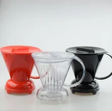 

Free Shipping Espresso Coffee Driper Black/Red/Clear