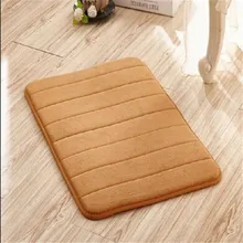 Модный абсорбирующий мягкий коврик напольный для ванной и спальни Удобная подстилка Коврик для пола с нескользящей задней нескользящей подошвой