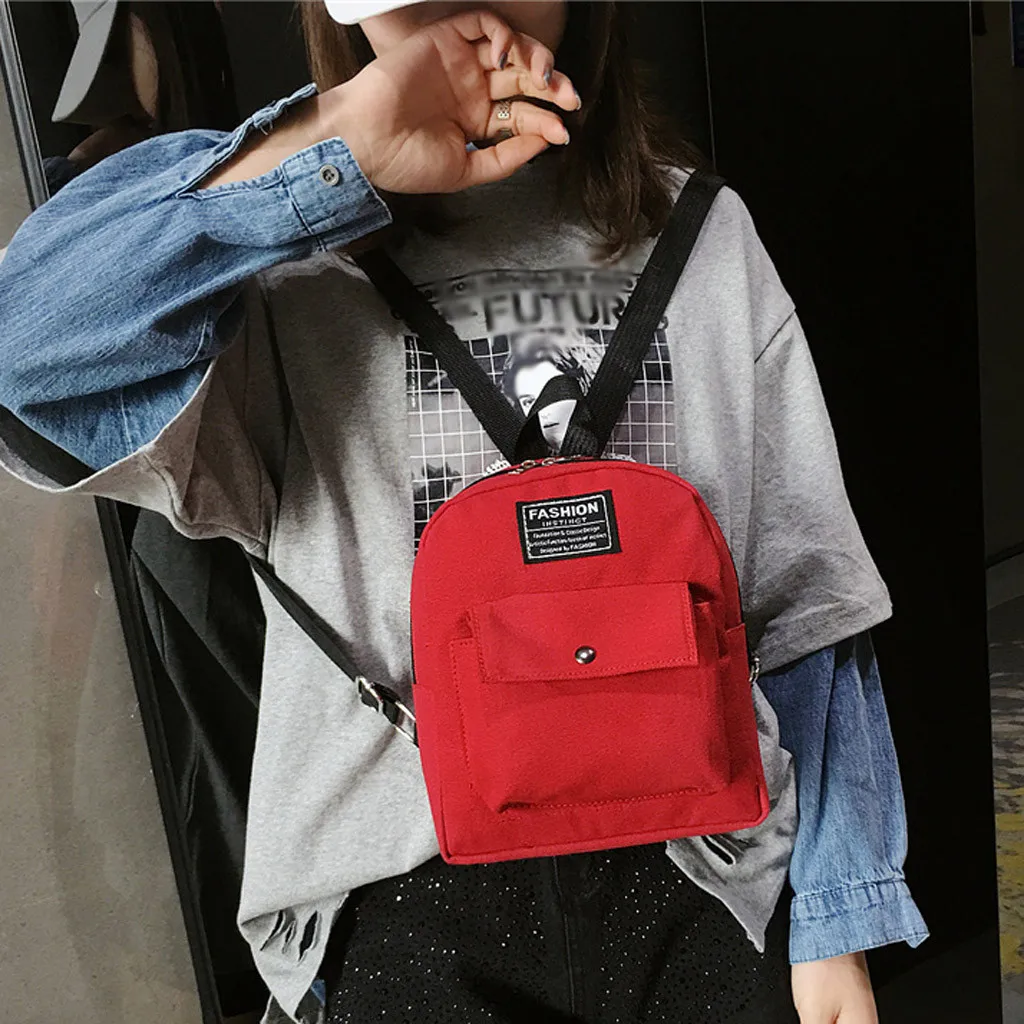 

OCARDIAN 2019 Fashion Female Backpack Preppy Style Nylon Women Backpack Outdoor Canvas Students Backpack mochila feminina J21