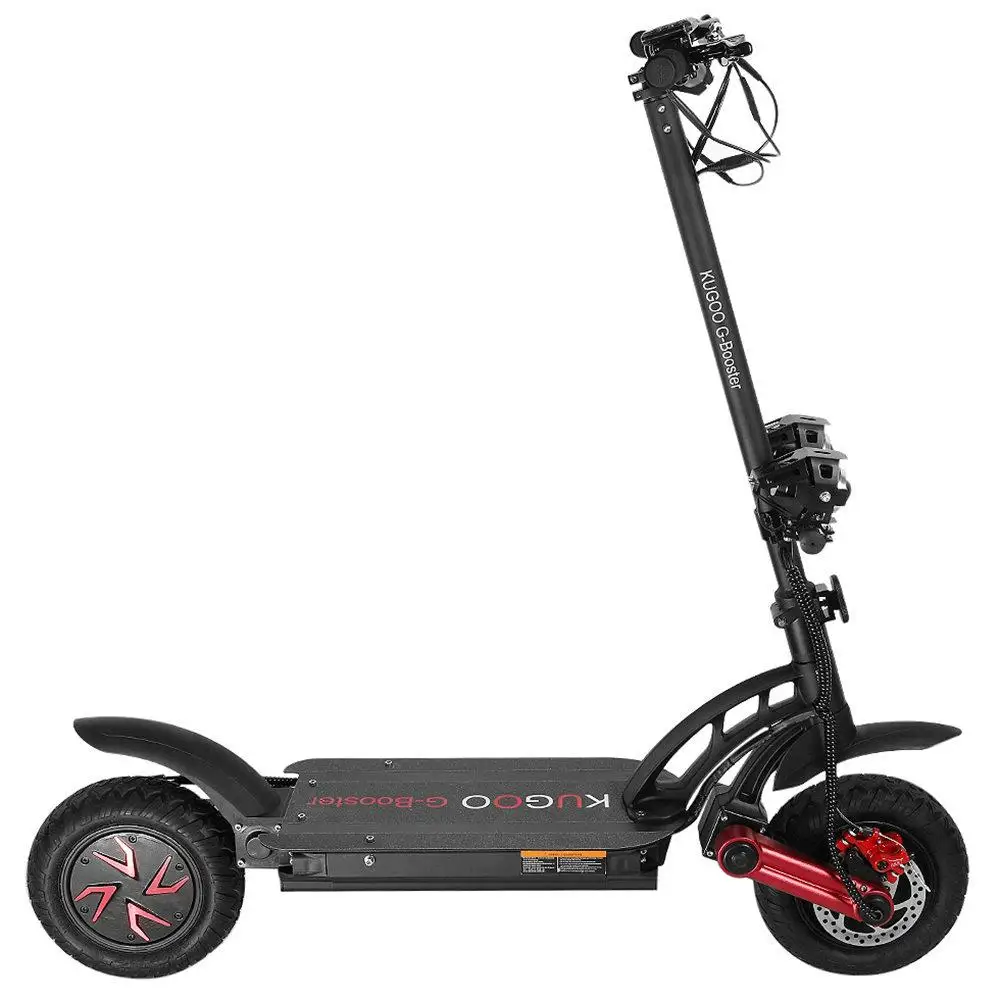 Discount [Europe Stock ] KUGOO G-Booster Sports Electric Adult Scooter 55km/h 800W 2 Drive Motors Disc brake 85KM Range 10 Inch Tire 10