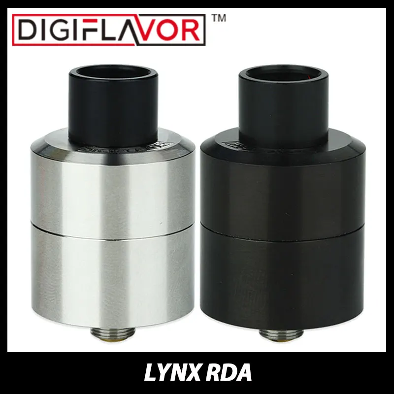 

Digiflavor LYNX RDA Vaporizer Tank Rebuildable Dripping Atomizer 2ml E-cig Tank with leaking proof design and Airflow Control