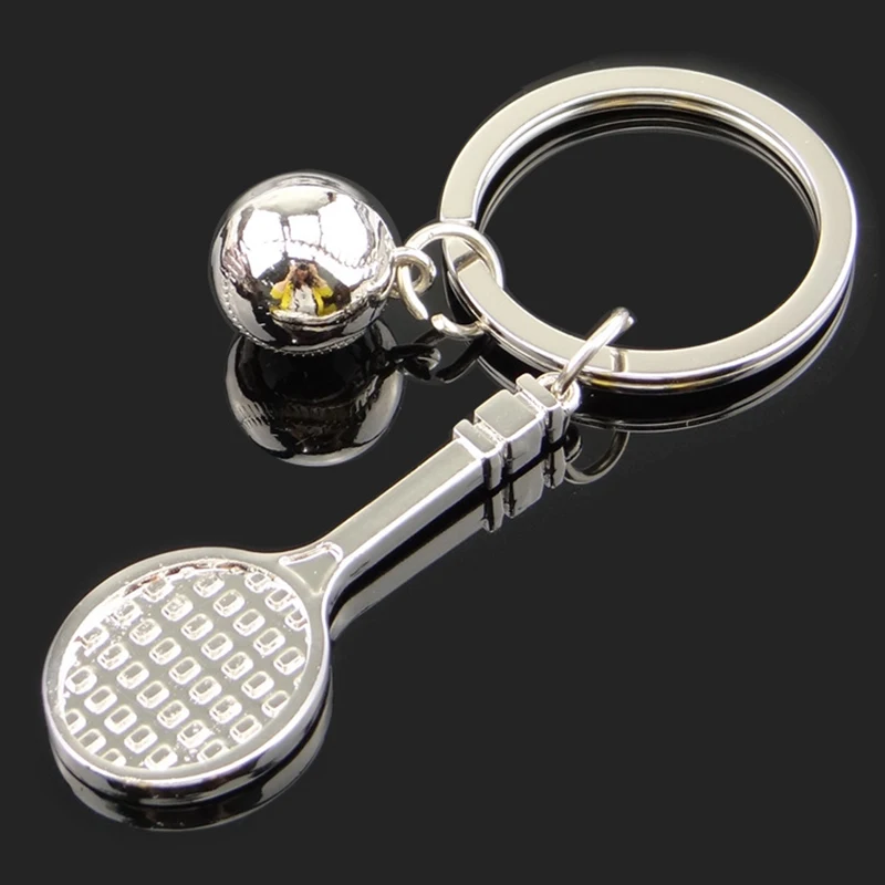 Football Key Ring Soccer Gift Key Rings Sports Keychain Birthday Present Anniversary Gifts For Phone Fans Club Tennis Badminton (14)
