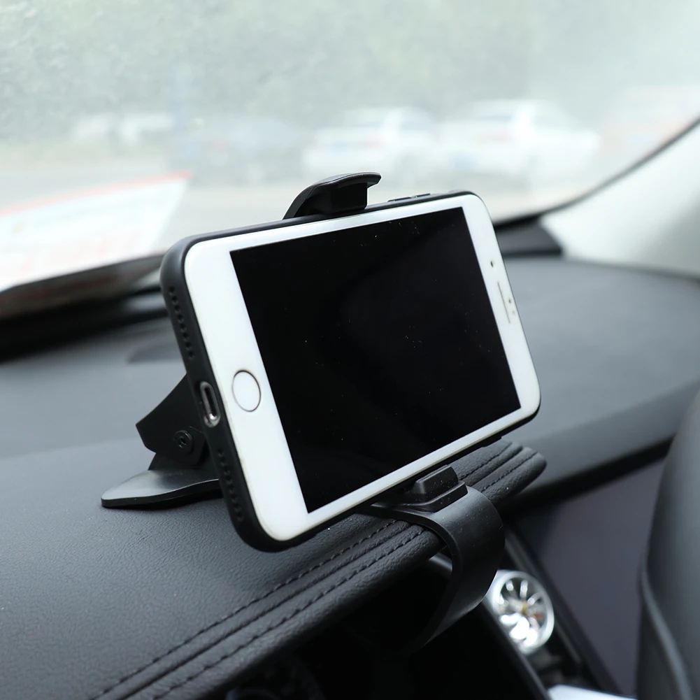 

New Car Dashboard Phone Holder GPS Navigation Mount Universal HUD Clip Fold Mobile Phone Clamp