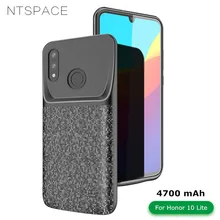 NTSPACE 4700 мАч зарядное устройство чехол s для huawei Honor 10 Lite power Bank чехол ультра тонкий чехол для зарядки аккумулятора