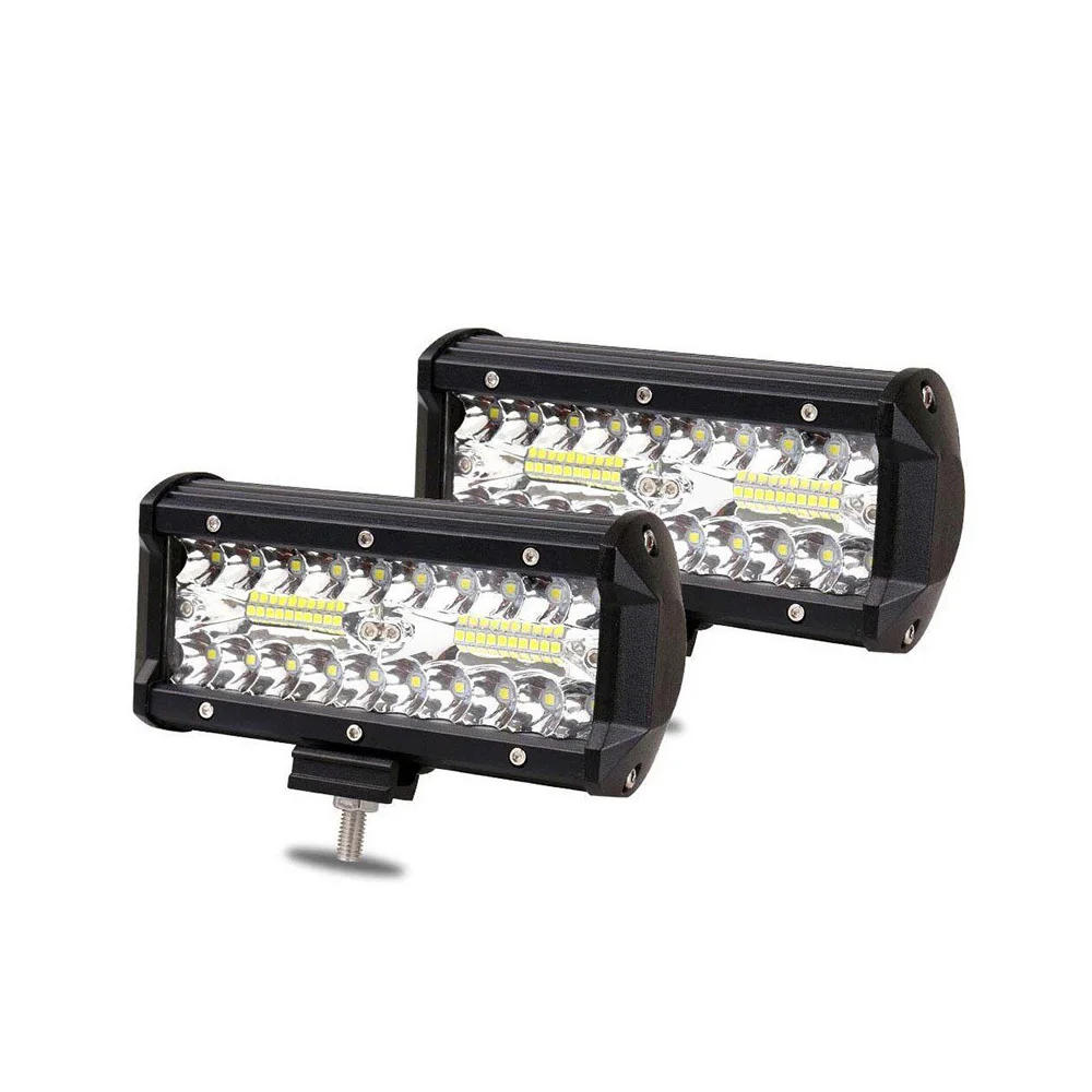 

1pc 7inch 120W Car Daytime Running Light LED Strip Light Working Refit Off-road Vehicle Light Roof Strip LED Work Light