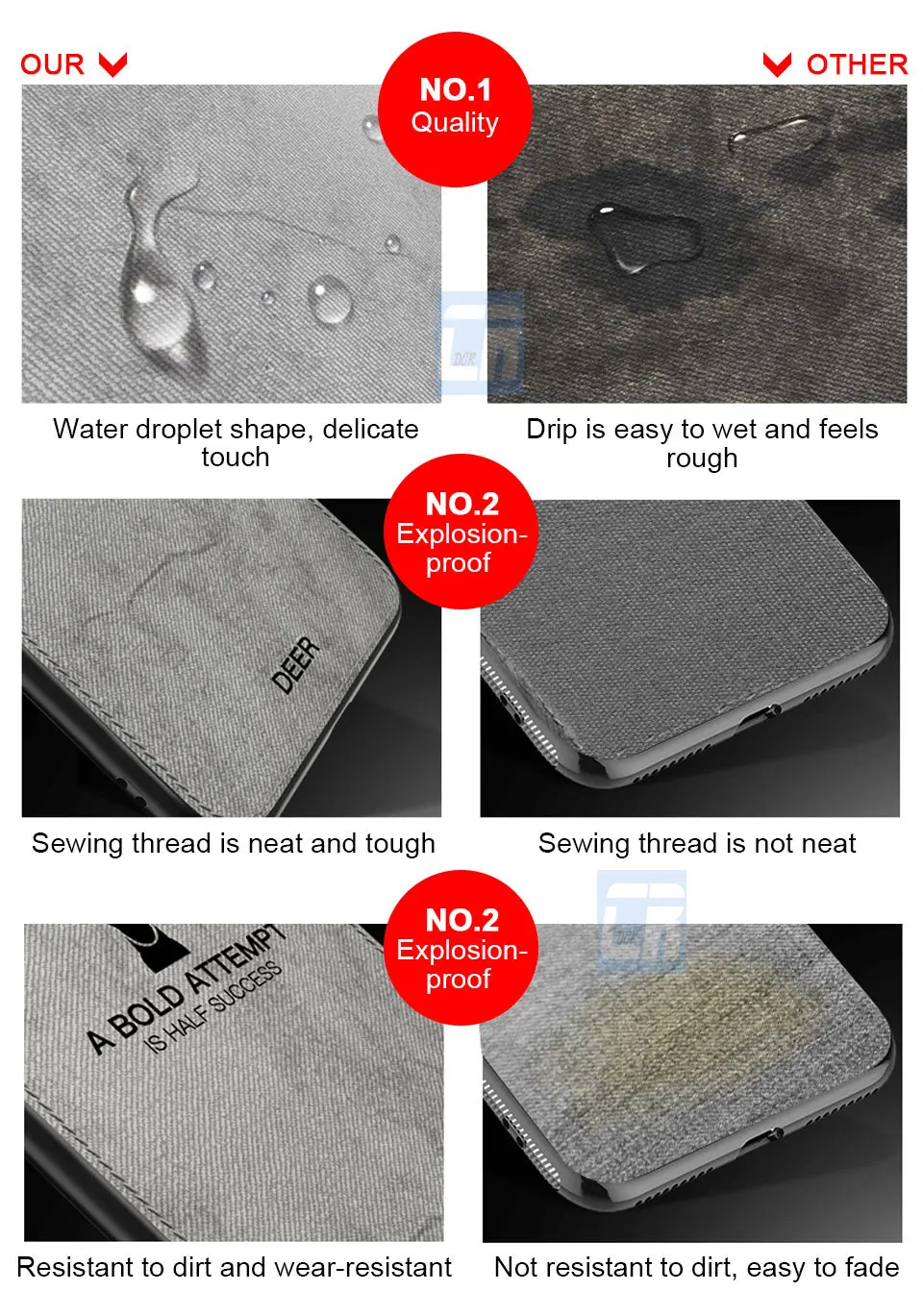 Shockproof Phone Case for VIVO V7 Plus