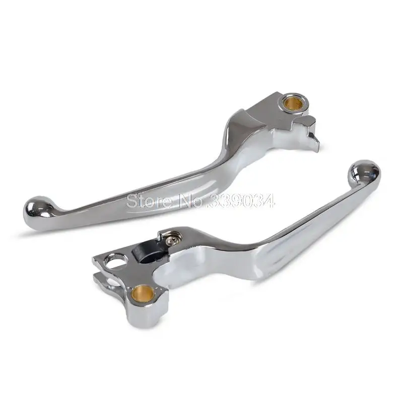 New Motorbike Brakes Chrome Brake Clutch Levers For Harley Dyna FXDF