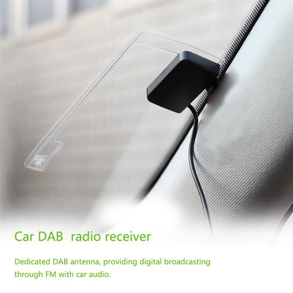 Беспроводной dab цифровой автомобильный радиоприемник с fm передатчиком ЖК