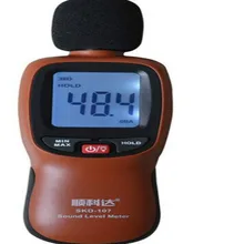 LCD Fonometro gamma 30-130DBA per controllare db di rumore spedizione gratuita