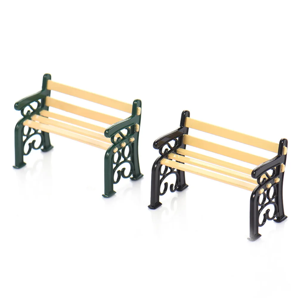 Miniature Park Long Chairs Simulation Of European Park Bench Mini