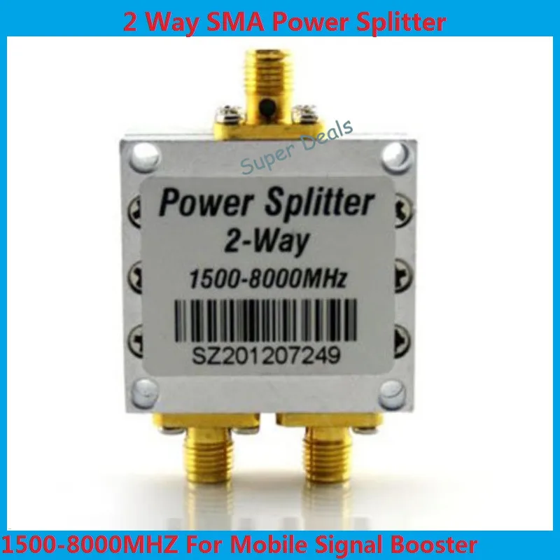 High quality 1500~8000Mhz 2 Way RF Power Splitter Combiner
