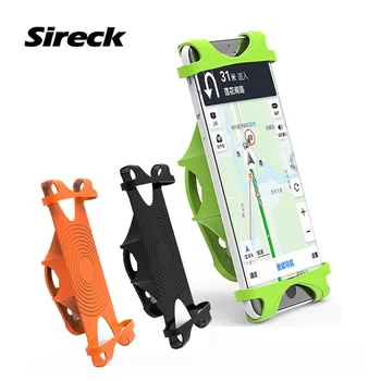 

Sireck Universal Bicycle Phone Holder Silicone 4-6.0 Inch Motorcycle Bike Smart Phone GPS Handlebar Holder Mount Support Stand