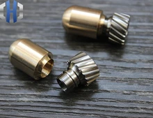 2018 New Arrival Titanium+Copper Pendant Hanging Buckle Zipper Head Phone Palling EDC Umbrella Rope Pendant with Good Quality