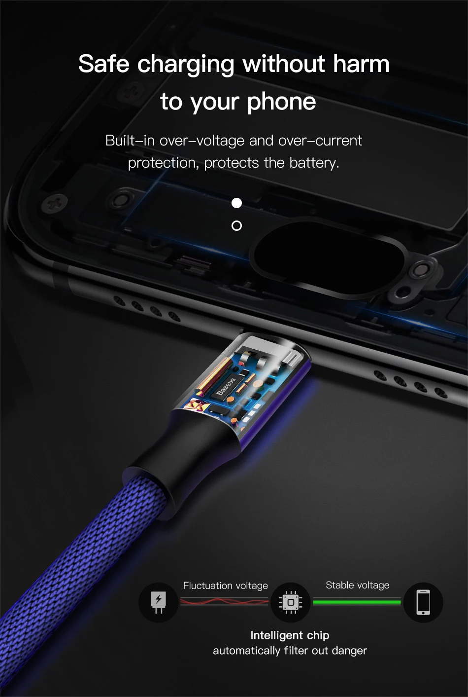 Кабель usb type-C Baseus для быстрой зарядки samsung S9, кабель USB C для зарядного устройства huawei mate 20 Pro Xiaomi Mix 3 Oneplus 6 5T type-C