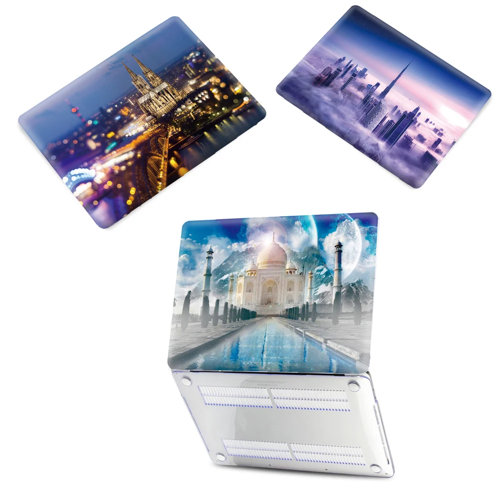 Modern City Laptop PVC Hard Case For MacBook 11.6 Air 13.3 Pro Retina For Apple Macbook Pro With Touch Bar 13 15 Protector Shell Modern City Laptop PVC Hard Case For MacBook 11.6 Air 13.3 Pro Retina For Apple Macbook Pro With Touch Bar 13 15 Protector Shell