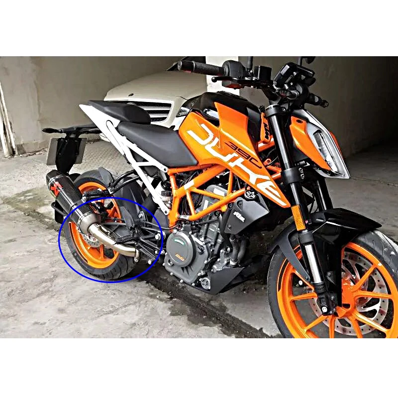 Слипоны DUKE 390 DUKE RC 390 мотоцикл мото глушитель среднего звена труба для KTM DUKE 390 250 DUKE RC 390 125 RC